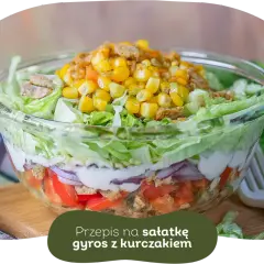 Sałatka gyros co po kolei – idealny przepis na pyszną sałatkę