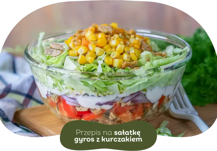 Sałatka gyros co po kolei – idealny przepis na pyszną sałatkę