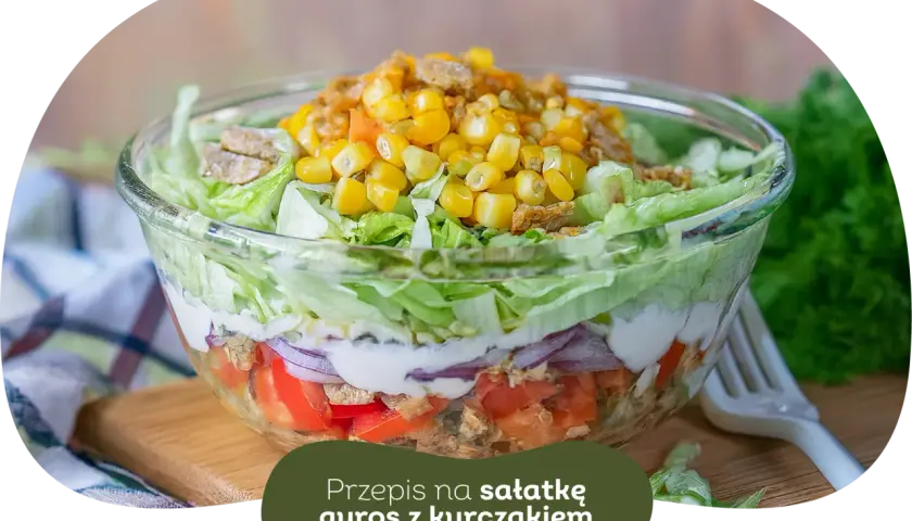 Sałatka gyros co po kolei – idealny przepis na pyszną sałatkę