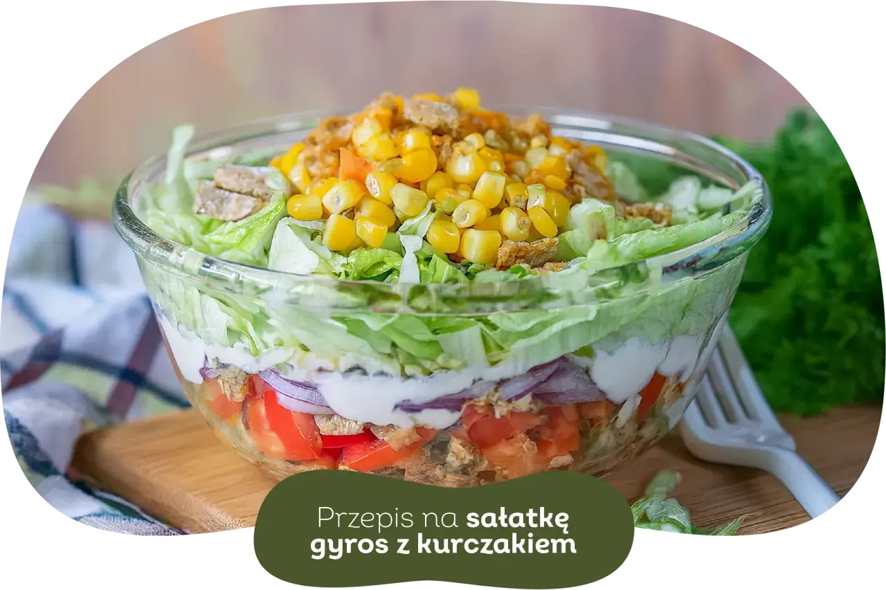 Sałatka gyros co po kolei – idealny przepis na pyszną sałatkę